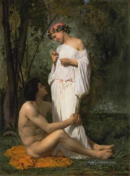 Idylle 1851 William Adolphe Bouguereau Nacktheit Ölgemälde